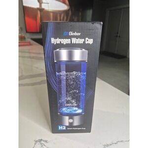 Air Dinbor Hydrogen Water Cup Smart H2 Generator Ionizer Blue Silver New